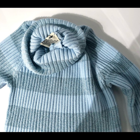 Cherokee Power Blue Sparkly Turtleneck Girl Size S - Picture 6 of 10